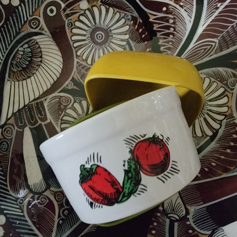 Vintage Salsa Dish Taco Night Sauce Ramekin - Picture 4 of 13